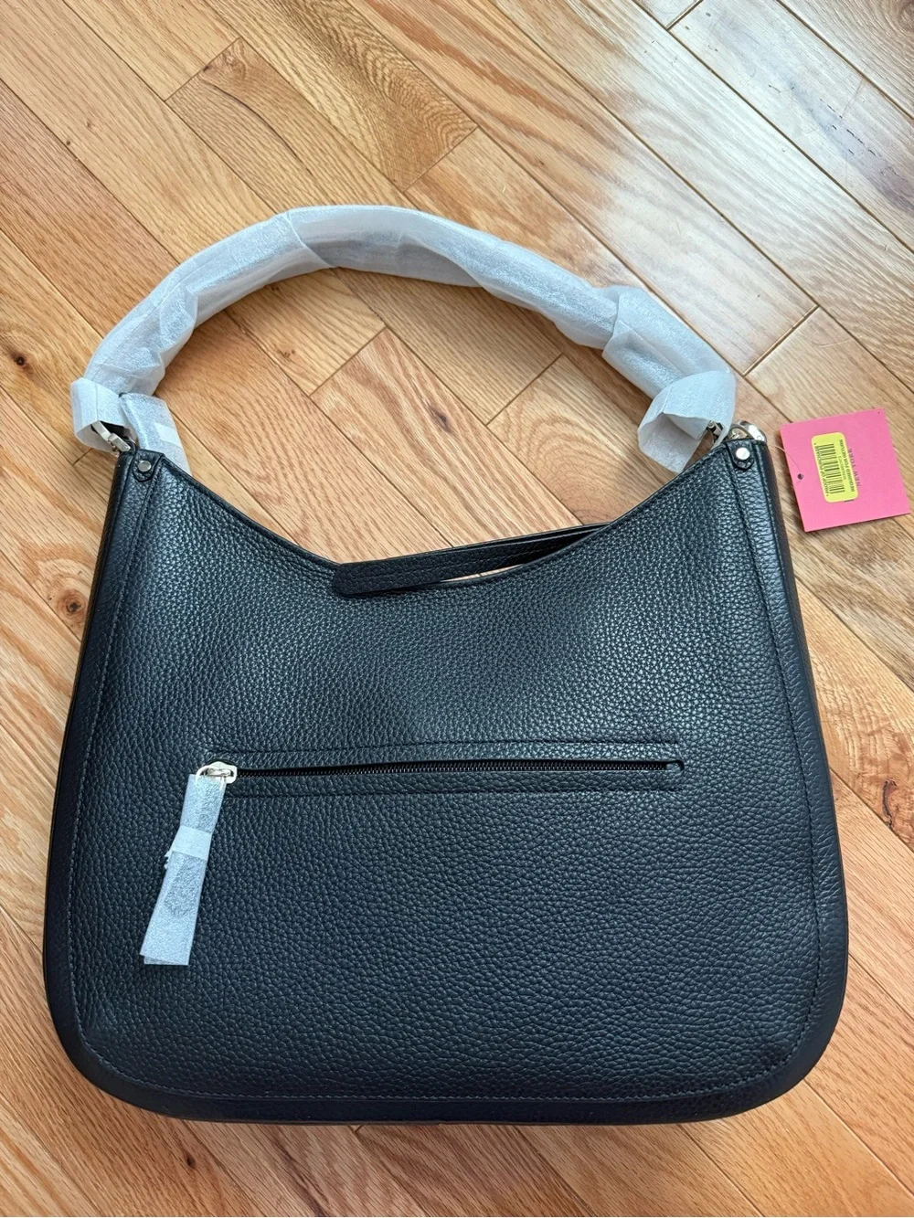 kate spade Black Pebbled Leather Shoulder Hobo